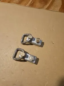 Pair Of Aircraft Cargo Rings, Seat Rail Attach Beechcraft? Cessna? Piper?
